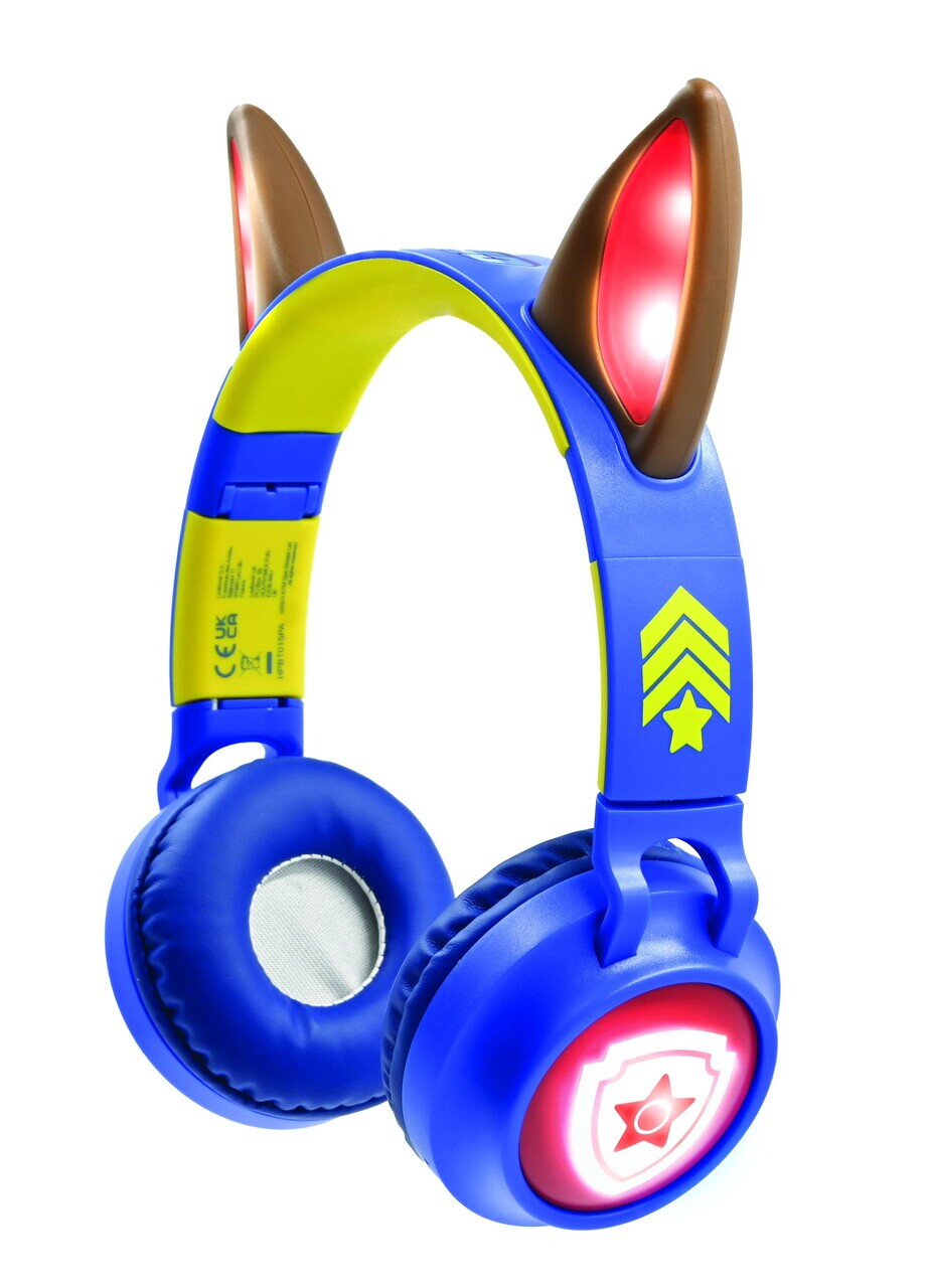 Casti wireless 3D luminoase pentru copii Paw Patrol, LEXIBOOK, 22.5x18x8.5 cm, multicolor - imagine 5